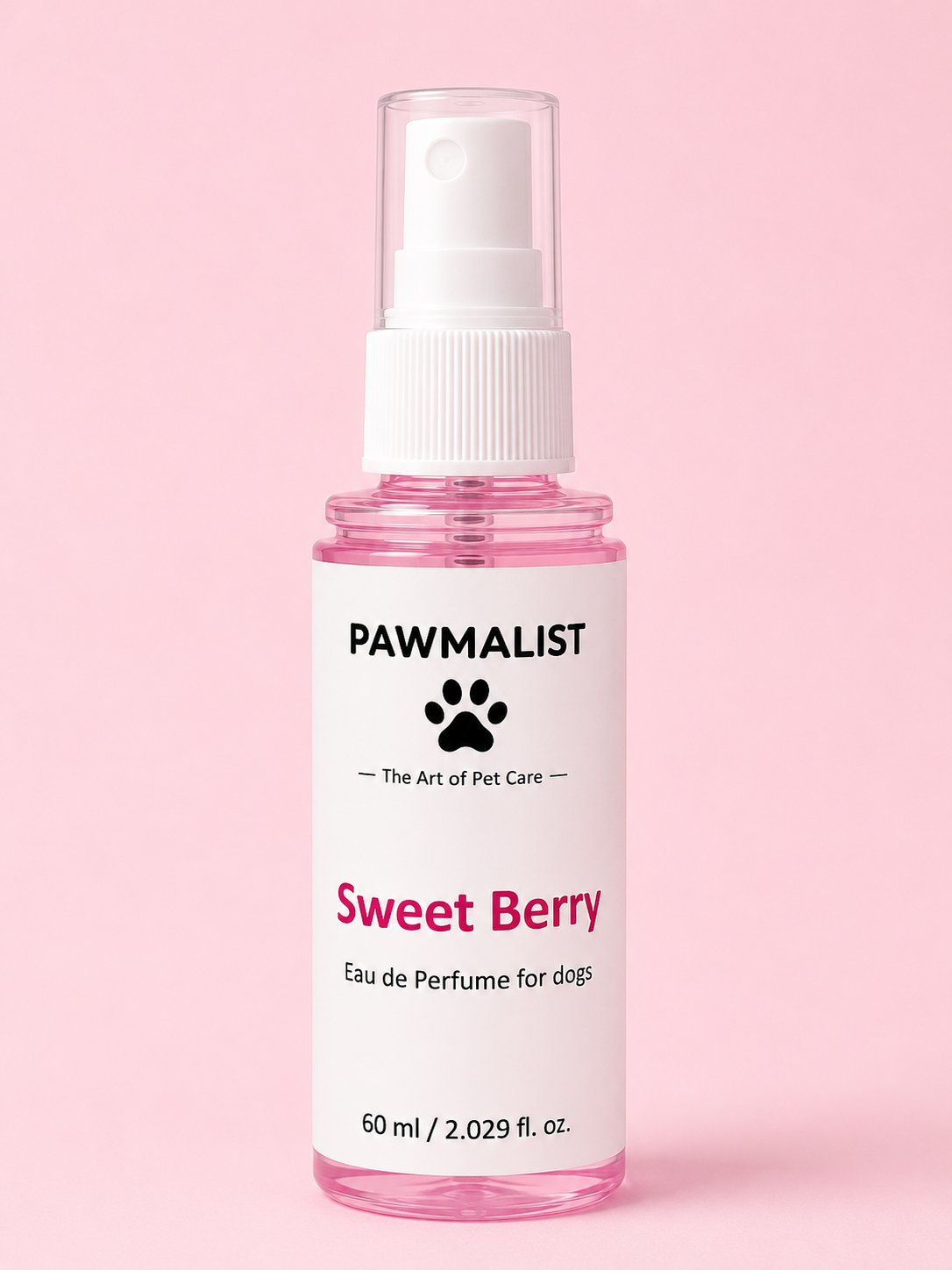 Pawmalist Sweet Berry – Long-Lasting Dog Perfume & Deodorizing Spray (60ml)