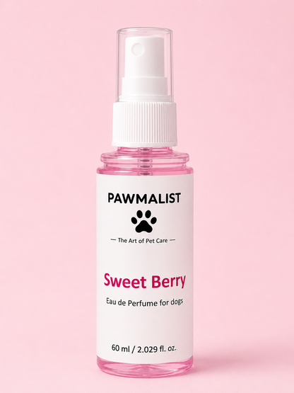 Pawmalist Sweet Berry – Long-Lasting Dog Perfume & Deodorizing Spray (60ml)